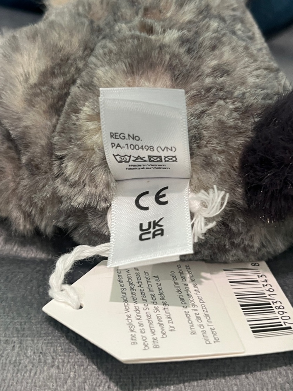 Jellycat Lolly Sugar Glider Beige, Gray Cream Plush, Approx. 5.5”, New with Tags - Picture 15 of 16
